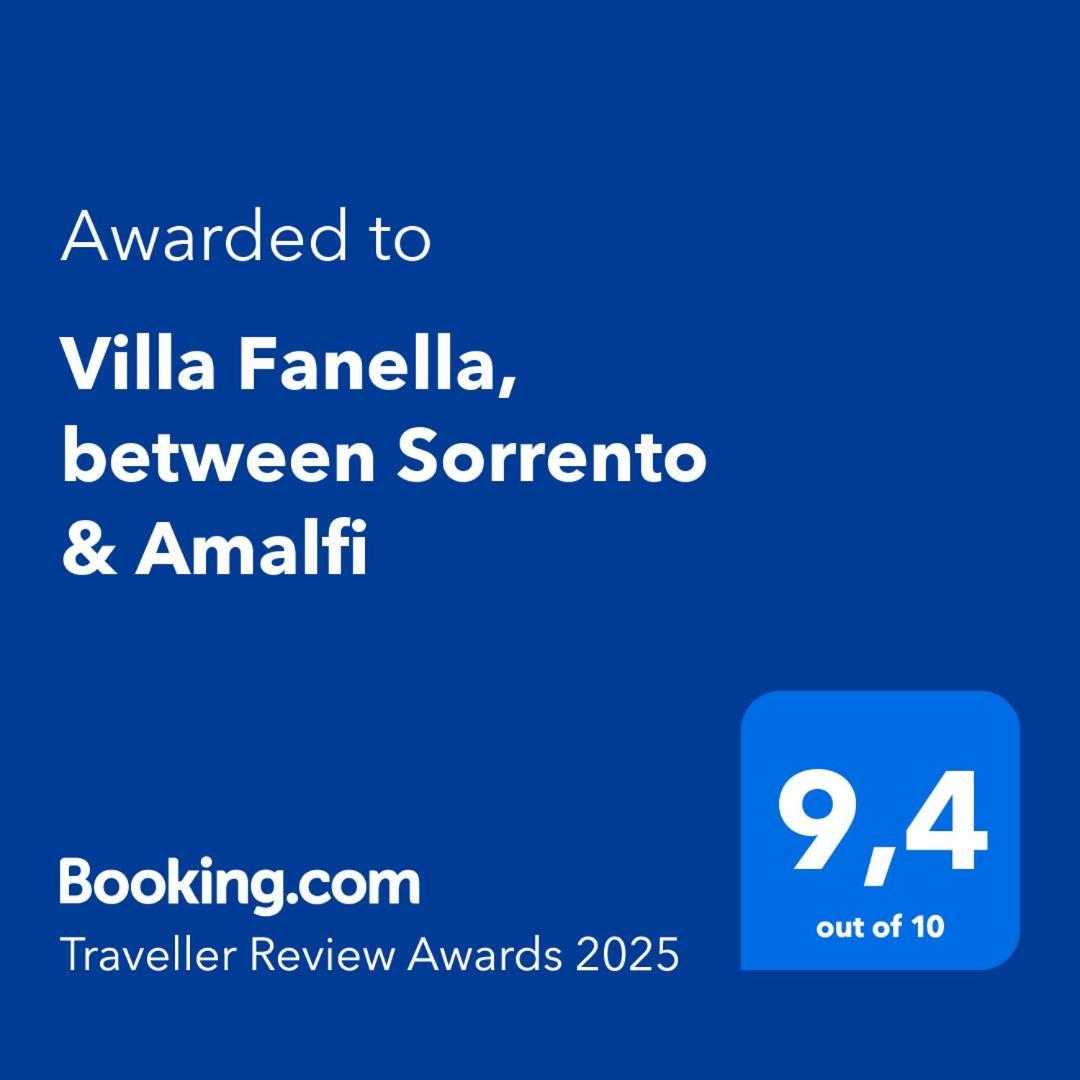פיאנו די סורנטו Villa Fanella, Independent House Between Sorrento & Amalfi מראה חיצוני תמונה